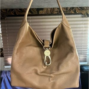 Dooney & Bourke Lock Logo large shoulder bag